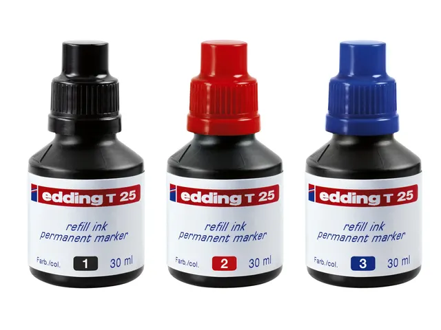 Viltstiftinkt edding T25 rood