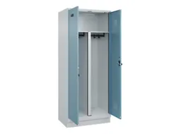 PBM-locker,HxBxD 1950x800x500mm,2vak,vak B 400mm,draaigrendel