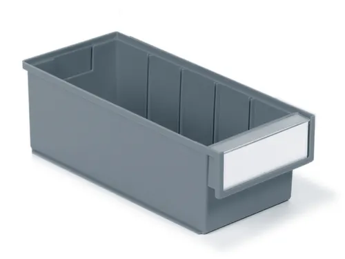 stellingbak,HxBxD 100x132x300mm,PP,grijs