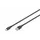 USB-C siliconen oplaadkabel USB-A USB-C 0,5m USB 2.0 60W zwart