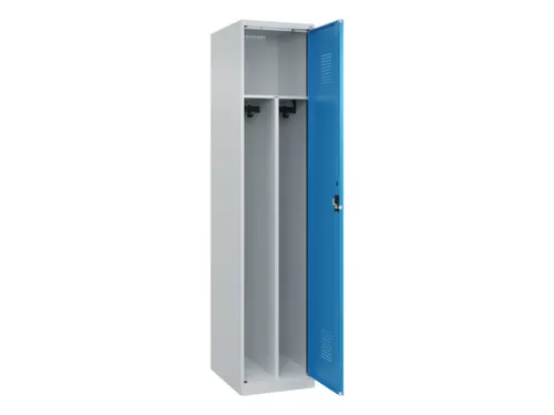 locker voor scheiding van kleding,HxBxD 1850x400x500mm,1vak