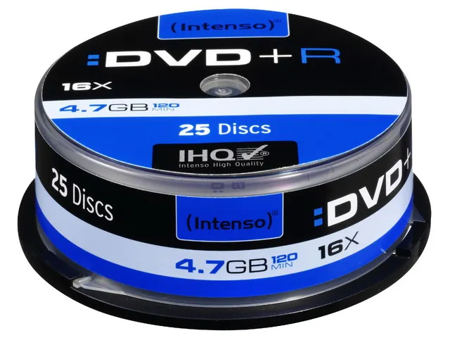 Intenso 4111154 DVD+R disc 4.7 GB 25 Stuks