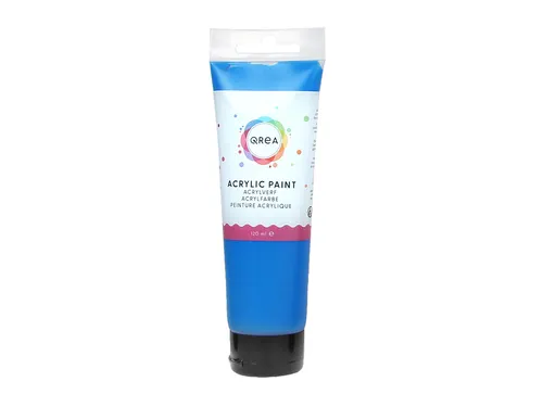 Acrylverf Qrea 120 ml primair blauw