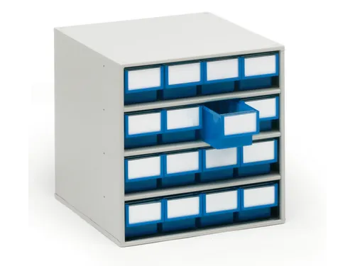 Bakkenunit Bxhxd 400X395X400Mm 16Bakken Blauw Behuizing Ral7035