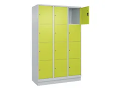 lockerkast,HxBxD 1950x1200x500mm,3x4vakken,vak B 400mm,cil.-slot