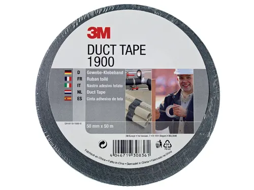 Duct tape 3M Economy 1900 50mmx50m zwart