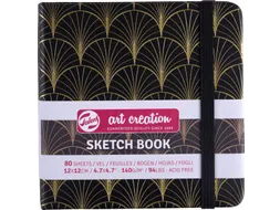 TAC schetsboek Art Deco 12x12cm