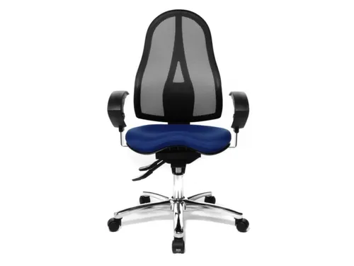 Topstar bureaustoel Sitness 15 met permanent-contactmechanisme Blauw
