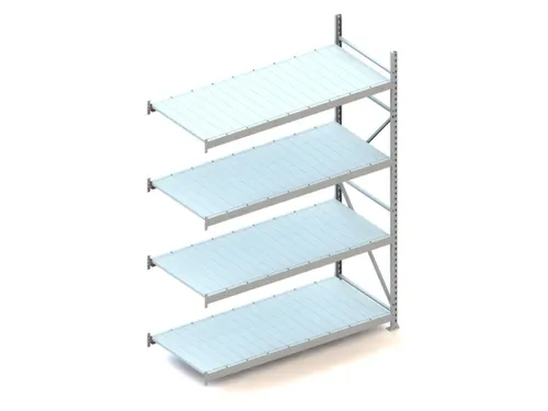 Breedvakstelling Aanbouwveld Hxbxd 2500x1851x800mm 4 Stalen Legborden