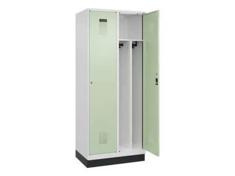 locker voor scheiding van kleding,HxBxD 1950x800x500mm,2vak