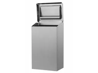 Afvalbak 50 Liter Gesloten RVS - 3