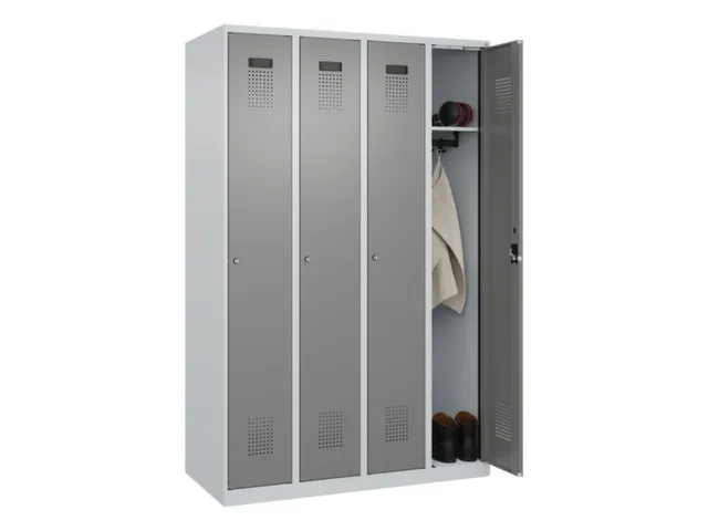 locker,HxBxD 1850x1200x500mm,4vak,vak B 300mm,cil.-slot