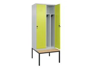 locker voor scheiding van kleding,HxBxD 2120x800x815mm,2vak - 2
