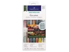 Gelatos aquarelkrijt Faber Castell assorti kleuren translucent