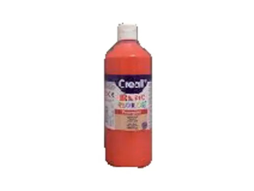 Plakkaatverf Creall Basic lichtrood 500ml