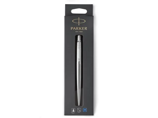 Balpen Parker Jotter stainless steel CT medium op blister