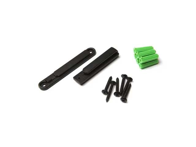 Cassette murale noire avec sangle noire de 3m