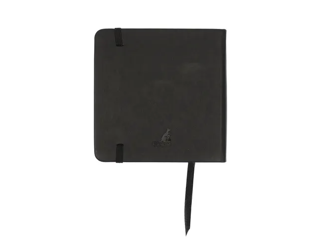 Carnet de croquis PU couverture rigide 80 feuilles 12x12cm noir