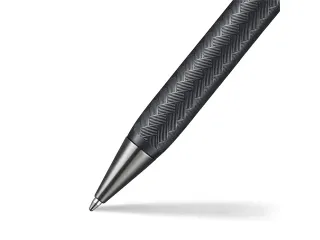 Balpen Sheaffer Legacy 9066 Chevron matte black, gun metal metal trims - 4