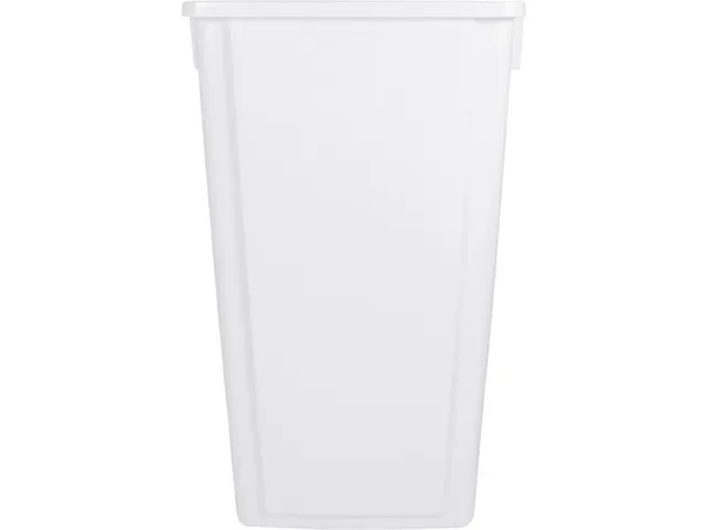 afvalverzamelaar,80l,HxBxD 762x320x460mm,romp PP wit,gesloten