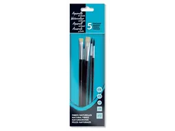 Waterverfpenseel, set van 5