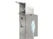 ontsmettingsmiddeldispenser HxBxD 1147x254x140mm v. 0 5-1l