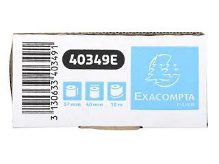 Telrol Exacompta 57mmx18m kern Ø12mm thermisch - 6