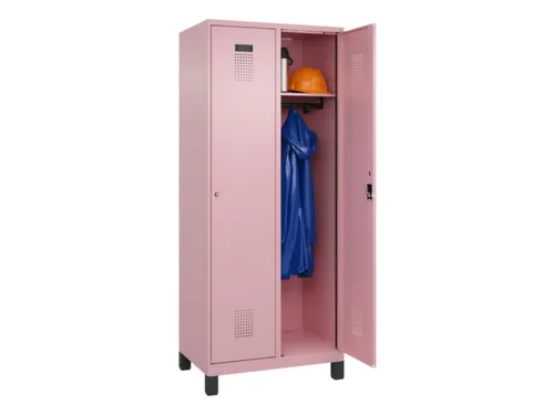 locker,HxBxD 1950x800x500mm,2vak,vak B 400mm,cil.-slot,voeten