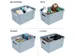 Sigma Home opbergbox 13L blauw - 35x24,6x18,3cm