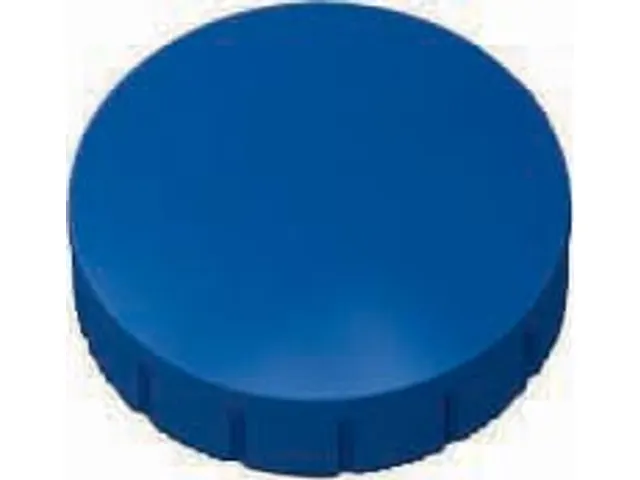 magneet MAULsolid, diameter 24mm blauw, doos met 10 stuks