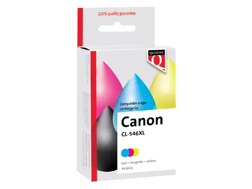 Inktcartridge Quantore alternatief tbv Canon CL-546XL 8288B001 3 kleur
