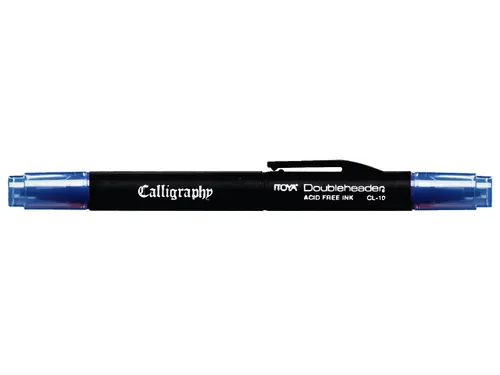Kalligrafiepen Itoya CL10 1.5mm én 3.0mm penpunt blauw