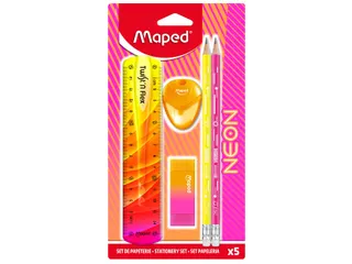 Tekenset Maped Neon set à 5 delen assorti - 2