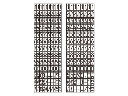 Etiketteertang Avery PL2/18 2 regels zwart