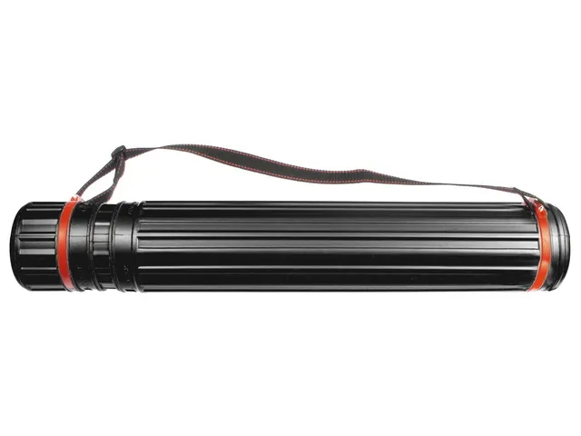 Tekenkoker Kangaro zwart PP 12.5 cm uitschuifbaar 77 - 132 cm