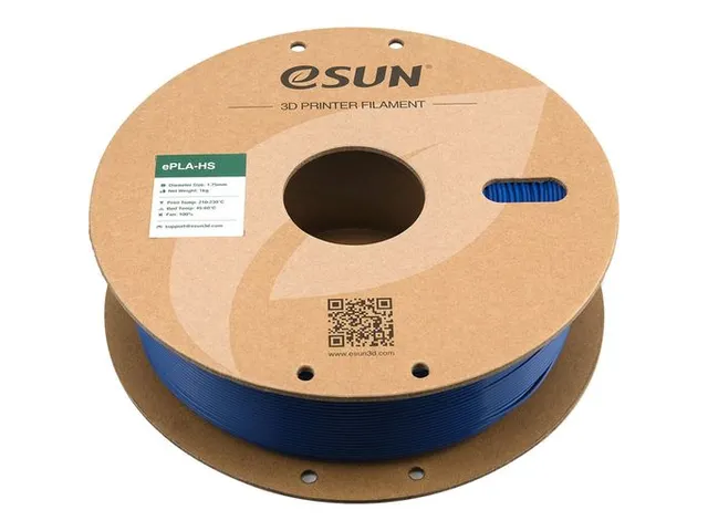 eSUN 3D printer Filament ePLA+HS 1,75mm Blauw 1kg