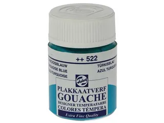 plakkaatverf Extra Fijn flacon van 16 ml, turkooisblauw - 1