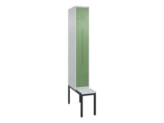 Z-garderobekast,HxBxD 2120x300x815mm,2vak,vak B 300mm,cil.-slot - 1
