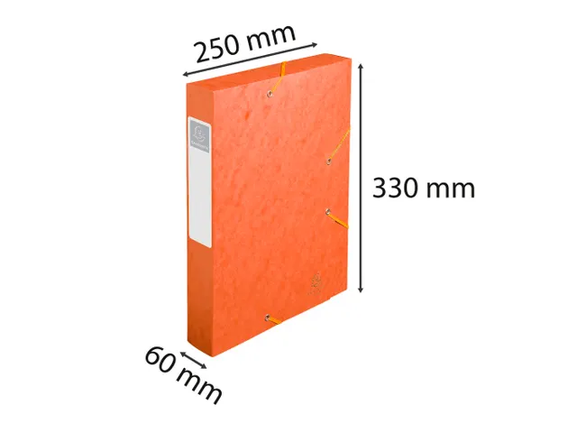 CARTOBOX glanskarton rug 60mm oranje