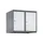 opzetkast,v. locker,2vak.,vak B 300mm,HxBxD 500x600x500mm,vleugeldeur