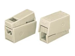 Verlichtingsconnector, 2.5mm, 2 Rigid - 1 Flexibel, 105°, White - 1