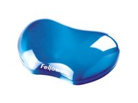 Polssteun voor muis Fellowes Crystals gel transparant blauw