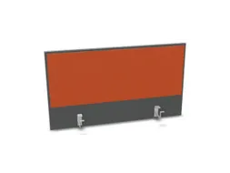 opzetpaneel bureau aanbouw achter MS-donkergrijs BN3012-oranje 1000mm