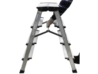 Vouwtrapje Aluminium H 850Mm Aan Beide Zijden Te Gebruiken 2X4Treden - 4