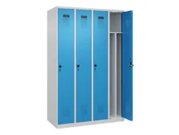 locker voor scheiding van kleding,HxBxD 1850x1200x500mm,4vak