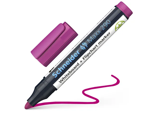 Boardmarker Schneider Maxx 290 ronde punt magenta 2-3mm