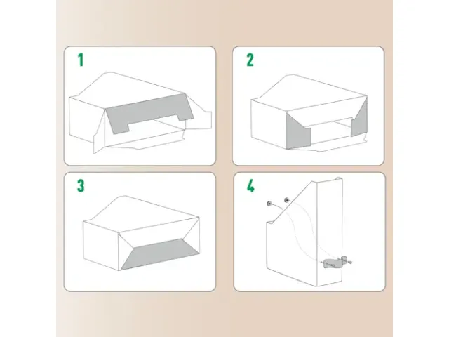 Tijdschriftencassette Leitz Puro set van 2 zwart