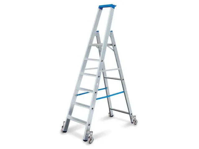 Verrijdbare Boktrap Aluminium L 2 21M 6Treden