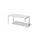 bureau HxBxD 740x1600x800mm blad grijswit 4-voeten verkeerswit