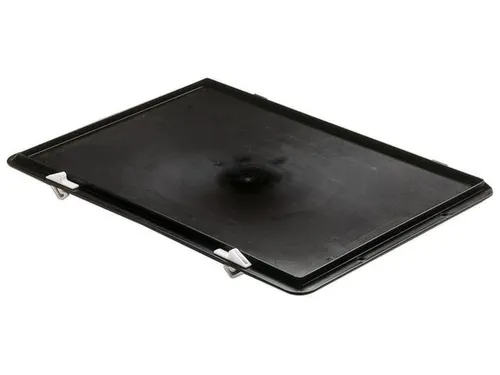 Sluitdeksel Voor Euronorm-stapelbak 120x400x300mm Zwart